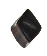 Load image into Gallery viewer, Flesh Plug Holz Raute Karo dunkel double flared - chic - net.de
