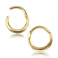 Load image into Gallery viewer, Klapp Segmentring Piercing Sichel Edelstahl Gold PVD - chic - net.de
