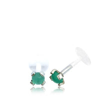 Cargar imagen en el visor de la galería, Labret Lippen Piercing Bio Plastic Silber Stein - chic - net.de
