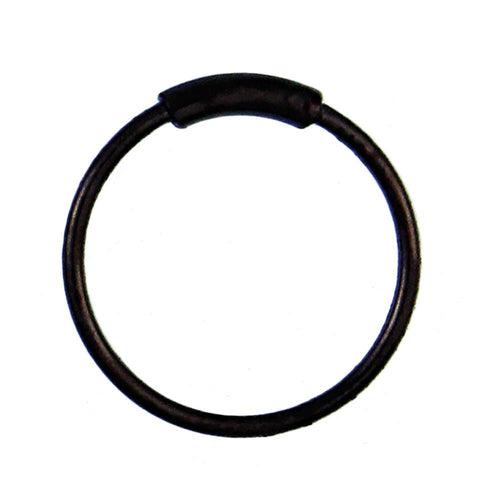Nostril Piercing Nasenringe Ring Rohr gebogen Stahl eloxiert mit Titan filigran - chic - net.de