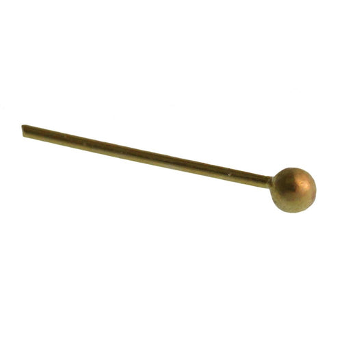 Nostril Piercing Nasenstecker 925 Sterling Silber vergoldet gerade Kugel straight - chic - net.de