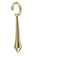Load image into Gallery viewer, Ohrgewicht Brass 4mm Piercing Ring mit langer Spitze - chic - net.de
