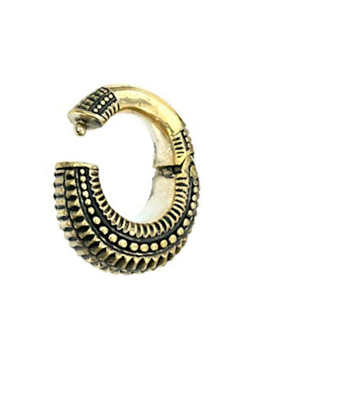 Ohrgewicht Brass 6mm Piercing Clicker Nieten Creole - chic - net.de