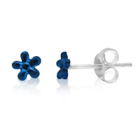 Load image into Gallery viewer, Ohrstecker Glas transparent hellgrün scheinend, 5 mm Ø, facettiert, glitzernd, 925er Sterlingsilber - Stift - chic - net.de
