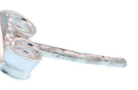 Cargar imagen en el visor de la galería, Ohrstecker Türkis Tropfen 15 mm 925er Sterling Silber Rand Stein Silberohrstecker - chic - net.de
