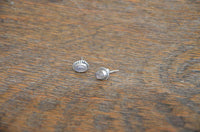 Load image into Gallery viewer, Ohrstecker Zopf Rand Chalzedon oval 10 mm 925 Sterling Silber Stein - chic - net.de
