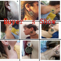 Cargar imagen en el visor de la galería, Piercing Ohrhänger White Brass Spirale Baum des Lebens - chic - net.de
