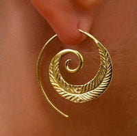 Load image into Gallery viewer, Piercing White Brass Spirale silber 1,43mm Farn Hook - chic - net.de
