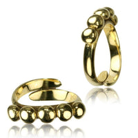 Load image into Gallery viewer, Ringe verstellbar Messing überlappend antik golden breit oder schmal - chic - net.de
