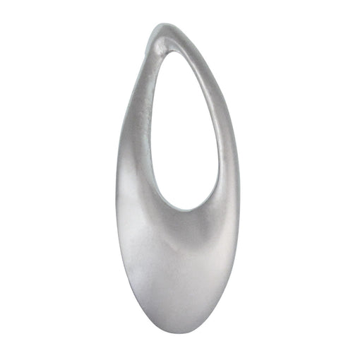 Silberanhänger Glanz Tropfen gedreht schmal nickelfrei Anhänger Sterling 925 Silber - chic - net.de