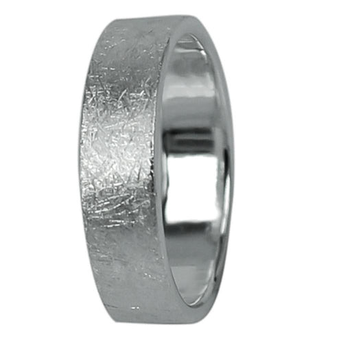 Silberring Maserung rau gebürstet massiv Ringe 925 - chic - net.de