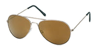Cargar imagen en el visor de la galería, Sonnenbrille Pilotenbrille 400 UV verspiegelt golden Doppelsteg pink grün gelb blau - chic - net.de
