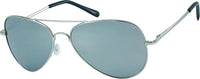 Load image into Gallery viewer, Sonnenbrille Pilotenbrille Pornobrille Spiegelbrille Perlglanz verspiegelt 400UV - chic - net.de
