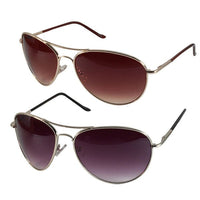 Load image into Gallery viewer, Sonnenbrille Unisex Pilotenbrille Bügelkappen lang getönt 400UV Pornobrille Fliegerbrille - chic - net.de
