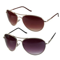 Load image into Gallery viewer, Sonnenbrille Unisex Pilotenbrille Bügelkappen lang getönt 400UV Pornobrille Fliegerbrille - chic - net.de
