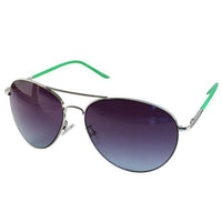 Load image into Gallery viewer, Sonnenbrille Unisex Pilotenbrille bunt Pornobrille Fliegerbrille getönt 400UV silber - chic - net.de
