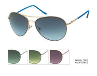 Load image into Gallery viewer, Sonnenbrille Unisex Pilotenbrille bunt Pornobrille Fliegerbrille getönt 400UV silber - chic - net.de
