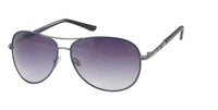 Load image into Gallery viewer, Sonnenbrille Unisex Pilotenbrille bunt Pornobrille Streifen lila getönt 400UV Fliegerbrille - chic - net.de
