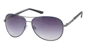 Load image into Gallery viewer, Sonnenbrille Unisex Pilotenbrille bunt Pornobrille Streifen lila getönt 400UV Fliegerbrille - chic - net.de
