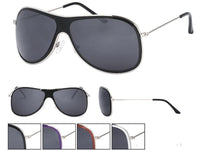 Cargar imagen en el visor de la galería, Sonnenbrille Unisex Pilotenbrille dunkel getönt 400UV Schwarz Lila Rot Weiß - chic - net.de
