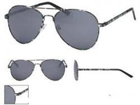 Load image into Gallery viewer, Sonnenbrille Unisex Pilotenbrille Pornobrille Fliegerbrille getönt 400UV Blau Schwarz Tarnmuster - chic - net.de
