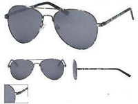Load image into Gallery viewer, Sonnenbrille Unisex Pilotenbrille Pornobrille Fliegerbrille getönt 400UV Blau Schwarz Tarnmuster - chic - net.de
