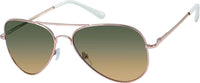 Load image into Gallery viewer, Sonnenbrille Unisex Pilotenbrille Pornobrille Fliegerbrille getönt 400UV oliv braun getönt - chic - net.de
