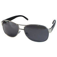 Load image into Gallery viewer, Sonnenbrille Unisex Pilotenbrille Pornobrille Fliegerbrille getönt 400UV silber grau getönt - chic - net.de
