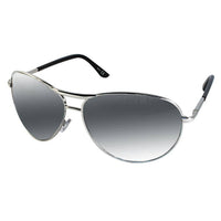 Cargar imagen en el visor de la galería, Sonnenbrille Unisex Pilotenbrille Pornobrille Spiegelbrille Perlglanz verspiegelt 400UV silber - chic - net.de
