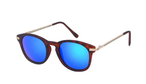 Sonnenbrille Vintage 400UV Schlüssellochsteg Retro Bügel dünn verspiegelt